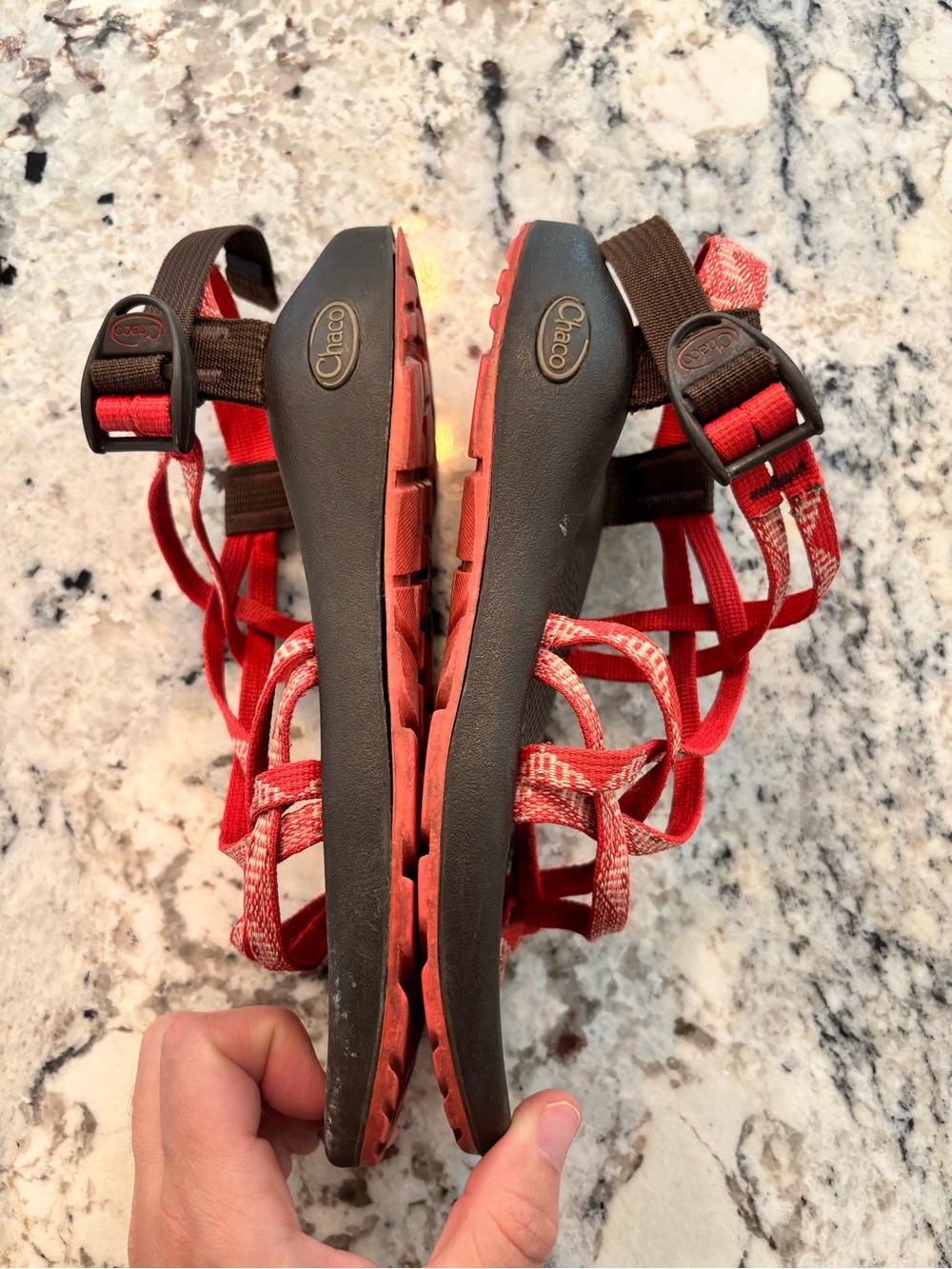 Women’s chaco sandals red size 8 - Picture 9 of 11